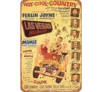 The Las Vegas Hillbillys Movie Placca Poster Metallo Metallo Targa 20,3 x 30,5 cm Vintage Retro Decorazione da Parete