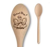 The Laser Factory Cucchiaio di legno ispirato a The Office Stanley Hudson - Iscrizione Pretzel Day - Divertente regalo di cucina per uomini e donne - Articolo non ufficiale per i fan (Pretzel Day)