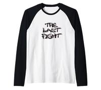 The Last Fight Black Graffiti Style Design Maglia con Maniche Raglan