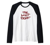 The Last Fight Red Graffiti Style Design Maglia con Maniche Raglan