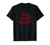 The Last Fight Red Graffiti Style Design Maglietta