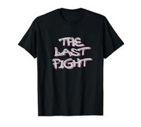 The Last Fight White Graffiti Style Design Maglietta