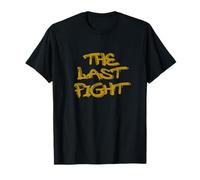 The Last Fight Yellow Graffiti Style Design Maglietta