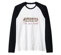 The Last Hand. da Vinci Last Supper Parody. Funny Cardgame Maglia con Maniche Raglan