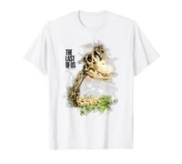 The Last of Us Dinosaur Skeleton Illustration Video Game Maglietta