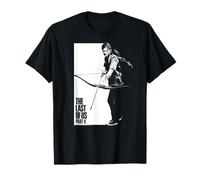 The Last of Us Ellie Bow Black And White Video Game Maglietta