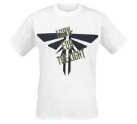 The Last Of Us Firefly Design Uomo T-Shirt Bianco XL 100% Cotone Regular
