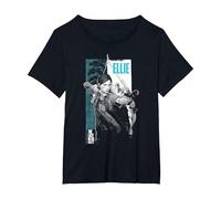 The Last of Us Part II Ellie Ready for Fight Big Poster V2 Maglietta, Donna Plus-Size, Nero, 3X