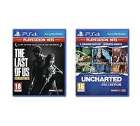 The Last Of Us Remastered (Ps Hits) - Classics - PlayStation 4 [Importación ital+Uncharted Collection - Classics - Playstation 4