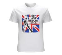 The Last Resort T Shirt - Skinheadoipunk Mens Man White XL