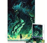 The Last Stand︰ Girl Vs The Wraith Puzzle per adulti 1000 pezzi Memory Boost Cozy Time Pattern Assembly Lista dei desideri di Babbo Natale 38x52cm