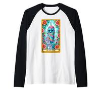 The Last Straw Tarocchi Carta Divertente Ultimo Nervo Sarcasmo Sarcastico Maglia con Maniche Raglan