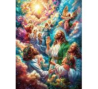 The Last Supper Puzzle 300 Pezzi Giochi Da Tavolo Per Serate Wild Animals Fantasy Animal Divertimento in Gruppo Rilassamento E Convivialità Regalo Per Amici 300 PCS