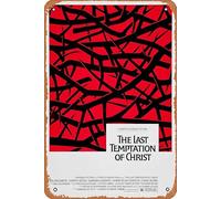 The Last Temptation of Christ (1988) Poster in metallo latta retrò vintage 20,3 x 30,5 cm decorazione da parete