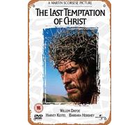 The Last Temptation of Christ 1988 poster vintage metallo stagno segno retrò decorazione parete placca metallo 20,3 x 30,5 cm