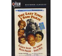 The Last Time I Saw Paris (DVD) Elizabeth Taylor Van Johnson Walter Pidgeon