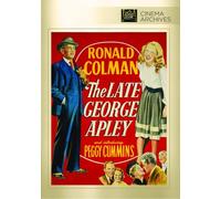 The Late George Apley DVD (1947) Ronald Colman, Peggy Cummins, Joseph Makiewicz