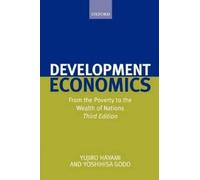 The late Yujiro Hayami Yoshihisa Godo Development Economics (Tascabile)