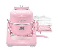 The Laundry Alternative Wonderwash Retro Colors - Mini lavatrice compatta portatile non elettrica, colore: Rosa