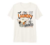 The Laundry Is Haunted Halloween Funny Maglietta Premium