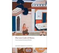 Patrick Olivelle The Law Code of Manu (Tascabile) Oxford World's Classics
