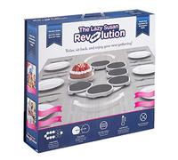 The Lazy Susan Revolution - Il primo giradischi brevettato Lazy Susan per tavoli rettangolari lunghi e oblunghi - Espandibile Lazy Susan per cucina e tavoli da pranzo - Ottimo regalo! Divertimento a