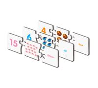 The Learning Journey: Match It - Numeri - Puzzle di conteggio dei numeri autocorrettivi, multicolore (116432)