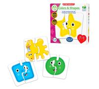 The Learning Journey: My First Match It - Colors and Shapes- 15 Piece Self-Correcting Matching Puzzles - First Learning Toys for Toddlers 2-