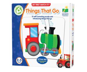 The Learning Journey My First Match It - Things That Go Puzzle For Kids - Helps