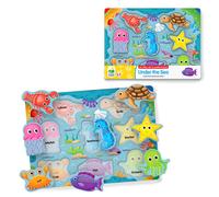 The Learning Journey: Under the Sea Lift & Learn - 26 pezzi Puzzle - Ocean Friends Enigins for Toddlers - Giochi e attivit in et prescolare per gio