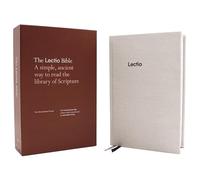 The Lectio Bible: New International Version, Lunar White, Cloth Over Board, A Simple, Ancient Way to Read the Library of Scripture