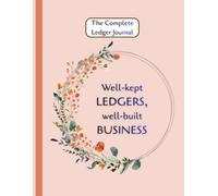 The ledger journal | professional design | high quality ledger| account notebook for students| flower theme note cover: Accountant ledger