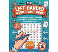 The Left-Handed Word Search Book: The Ultimate Smudge-Free Puzzle Book | A Funny and Thoughtful Gift for Southpaws, Adults, and Seniors