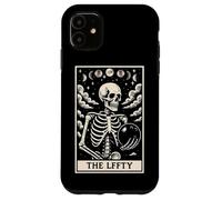 The Lefty Bowling Bowler Scheletro Tarocchi Carta Witchy Moon Custodia per iPhone 11