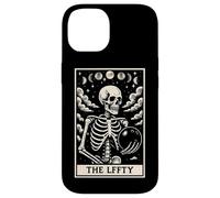 The Lefty Bowling Bowler Scheletro Tarocchi Carta Witchy Moon Custodia per iPhone 14