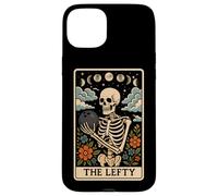 The Lefty Bowling Bowler Scheletro Tarocchi Carta Witchy Moon Custodia per iPhone 15 Plus