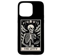 The Lefty Bowling Bowler Scheletro Tarocchi Carta Witchy Moon Custodia per iPhone 15 Pro Max