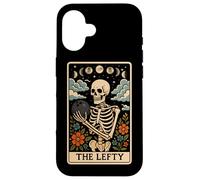 The Lefty Bowling Bowler Scheletro Tarocchi Carta Witchy Moon Custodia per iPhone 16