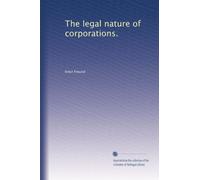 The legal nature of corporations