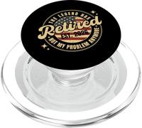 The Legend Has Retired 2026 Not My Problem Anymore Bandiera degli Stati Uniti PopSockets PopGrip per MagSafe