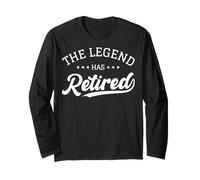 The Legend Has Ritiro Ritiro Ufficiale Maschile #25D4D Maglia a Manica