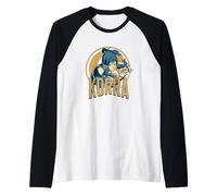 The Legend of Korra Avatar Water Warrior Badge Maglia con Maniche Raglan