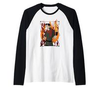 The Legend of Korra Mako Fire Frame Portrait Maglia con Maniche Raglan