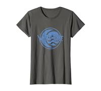 The Legend of Korra Water Tribe Vintage Element Maglietta, Donna, Asfalto, XL