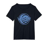 The Legend of Korra Water Tribe Vintage Element Maglietta, Donna Plus-Size, Nero, 5X