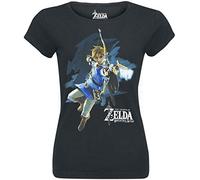The Legend Of Zelda Breath Of The Wild - Link With Arrow Maglia donna nero XS
