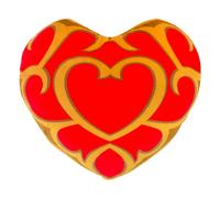 Tomy The Legend Of Zelda Mocchi-mocchi Heart Container 37 Cm Teddy Rosso Bambini