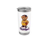The Legend Teddy Bear Basketball Dunk, Cool Basketball Bear Bicchiere termico in acciaio inox doppia parete