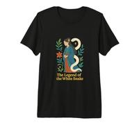 The Legend White Snake Mito Cinese dell'amore Maglietta Premium