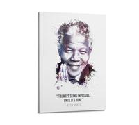 The Legendary Nelson Mandela Quote Poster da parete, decorazione, dipinto, arte, camera da letto, soggiorno, ufficio, dipinto, moderna decorazione per la casa, arte da parete, stampa immagine 30 x 45